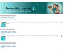 Tablet Screenshot of personalizelearning.com